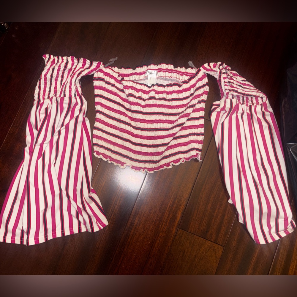 Striped Off-Shoulder Top